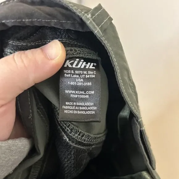 Kuhl FreeFlex Roll Up Pants in Green Retired Style P010720 - 6 Regular - Picture 9 of 14